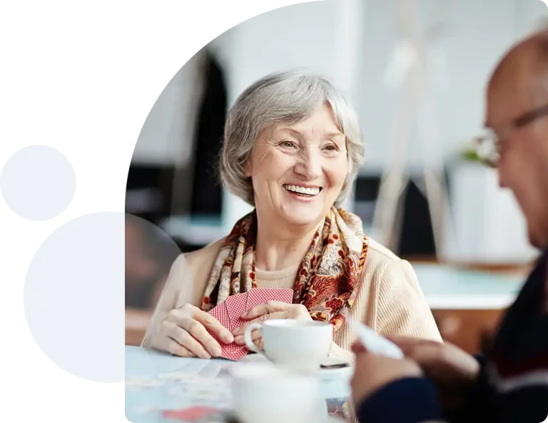 Happy Elderly Lady