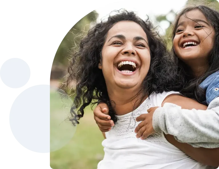 Happy Mum & Daughter